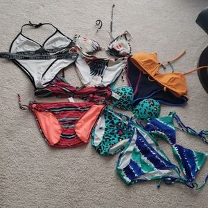 Six bikini sets
